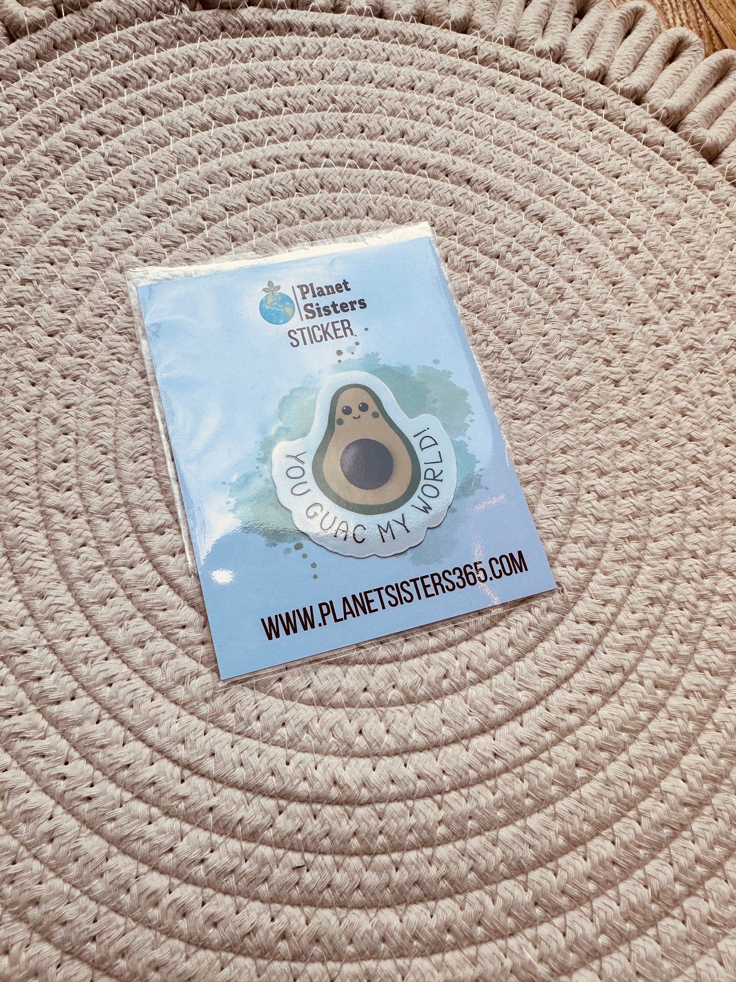 You Guac My World Avocado sticker
