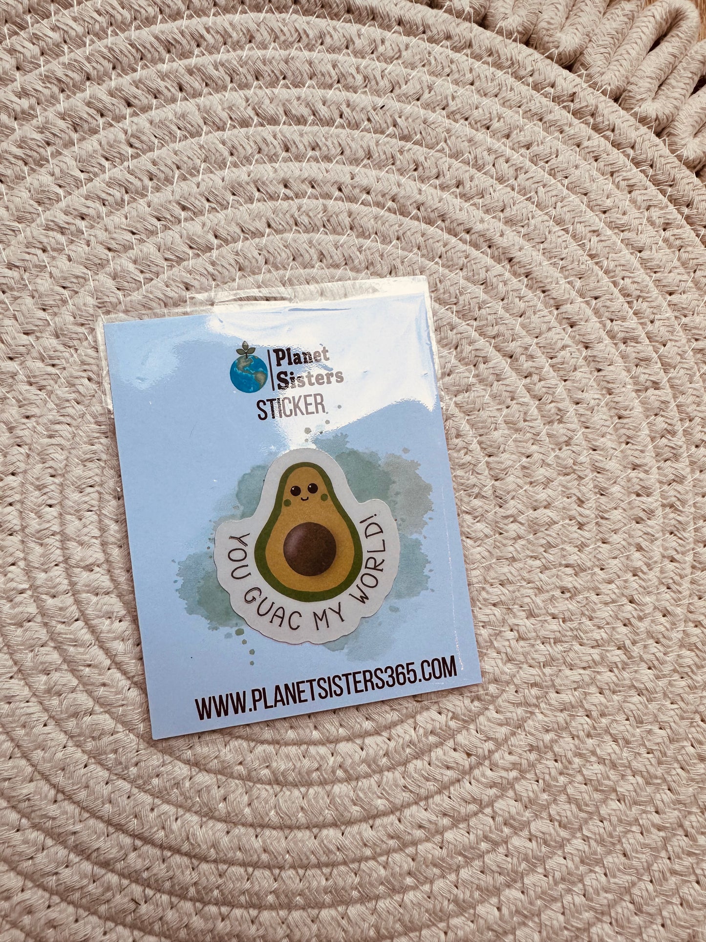 You Guac My World Avocado sticker