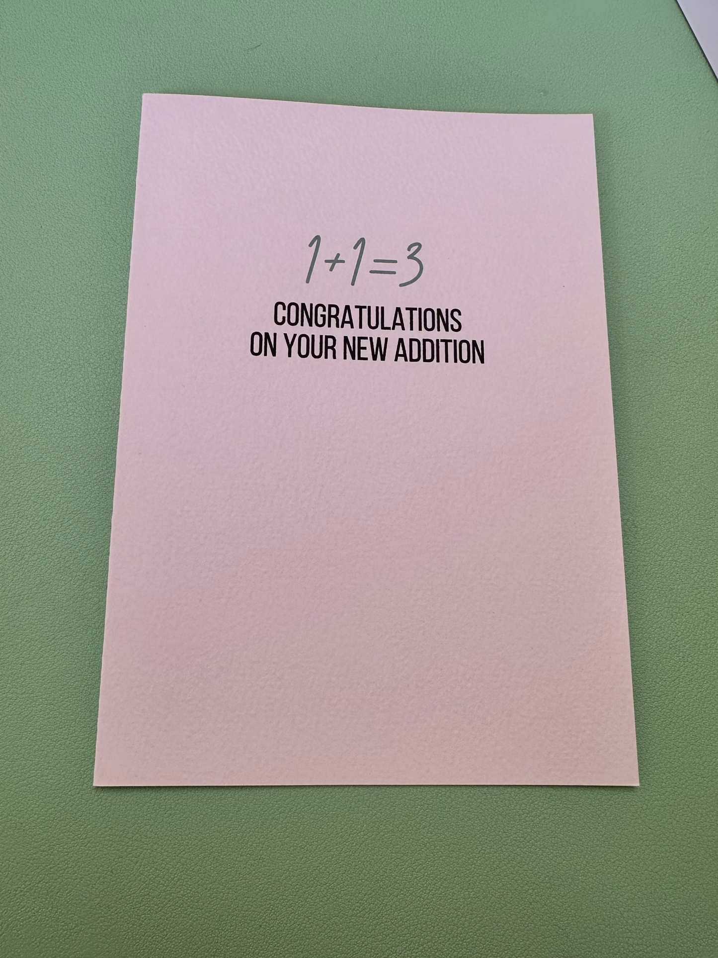 1+1 Baby Card.